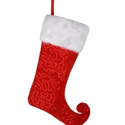 21 in. General Store Collection Jester Style Red Stocking