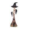 48 in. Halloween Broom with Arms & Witch Hat