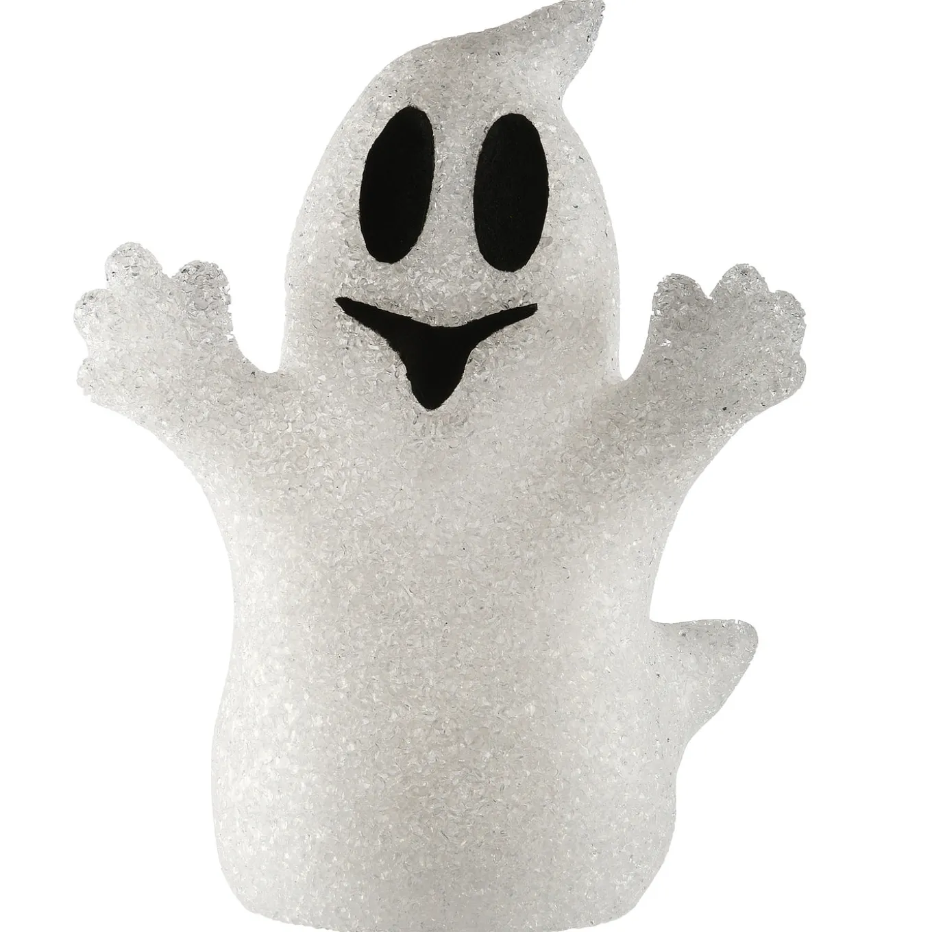 9 in. Halloween Changes Color White Ghost Decoration with LED Lights