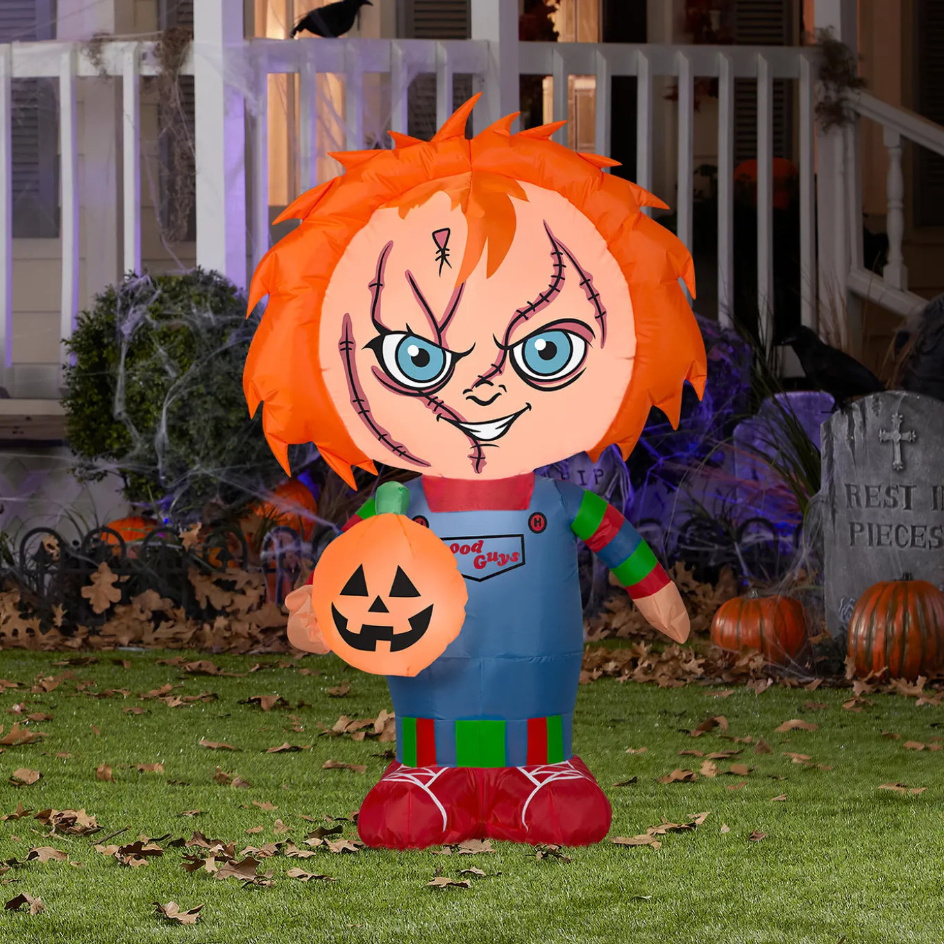42 in. Halloween Chucky Inflatable Decoration