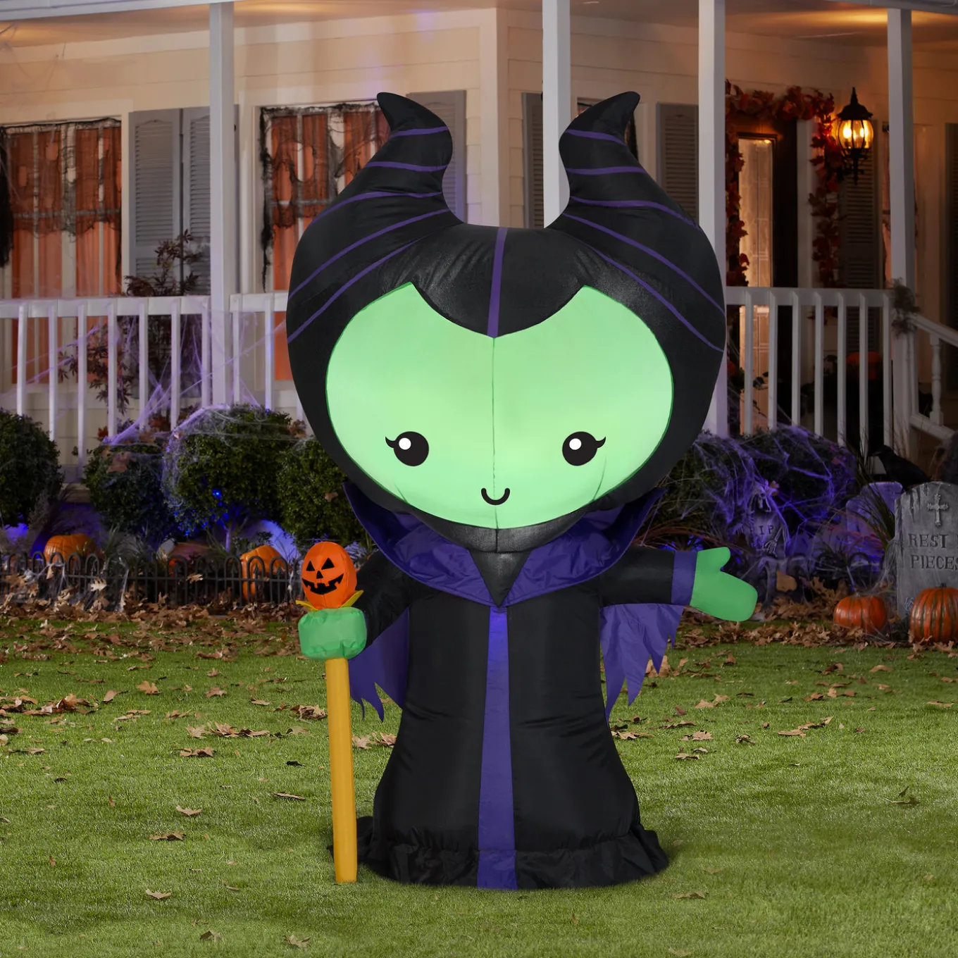 42 in. Halloween Maleficient Inflatable Decoration