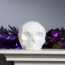 6 in. Halloween Origami Skull Tabletop Decoration