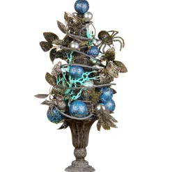 23 in. Halloween Ornament Tree in Urn Base