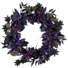 24 in. Halloween Scare in the Air Wreath with LED Lights