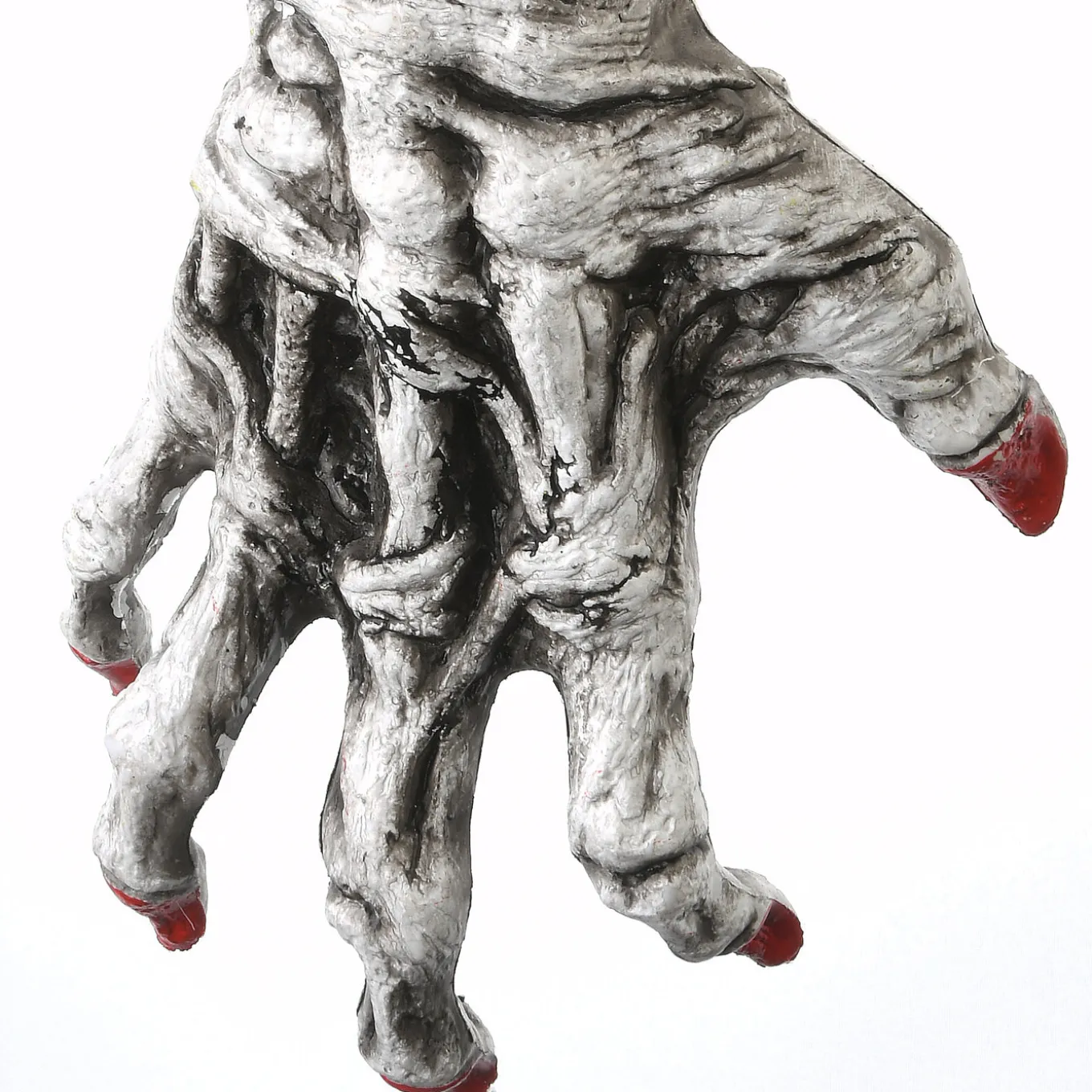 18 in. Halloween White Zombie Arm and Hand Wreath Hanger