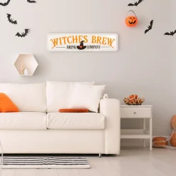 31 in. Halloween Witches Brew Drink Company Hanging Wall Decoration