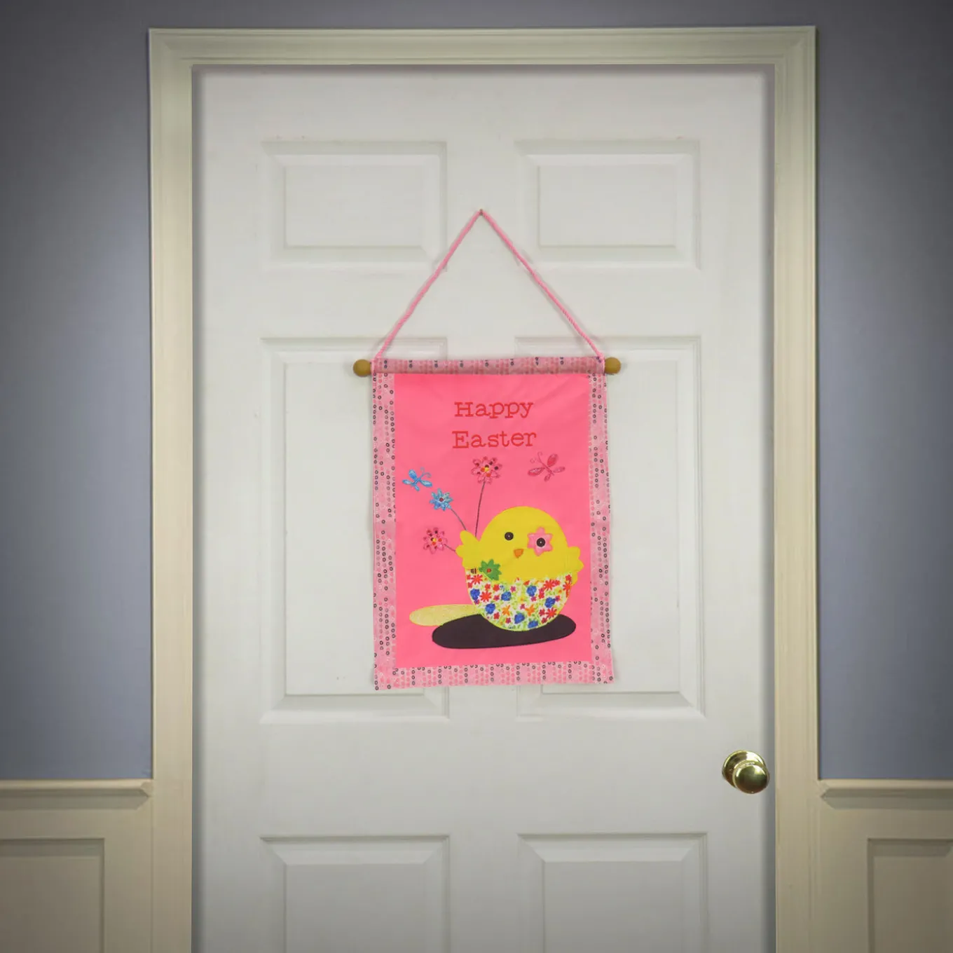 18 in. Happy Easter Hanging Banner Decoration