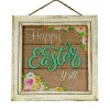 10 in. Happy Easter Y'all Hanging Wall Sign Decoration