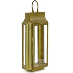 25 in. HGTV Home Collection Antique Bronze Lantern, Large