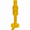 10 in. HGTV Home Collection Nutcracker Stocking Holder, Yellow