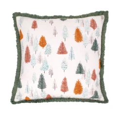 18 in. HGTV Home Collection Whimsical Forest Christmas Pillow