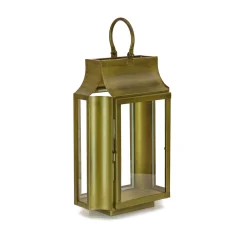 18 in. HGTV Home Collection Antique Bronze Lantern, Small