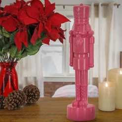 18 in. HGTV Home Collection Nutcracker Christmas Decor, Pink