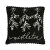 18 in. HGTV Home Collection Mistletoe Pillow