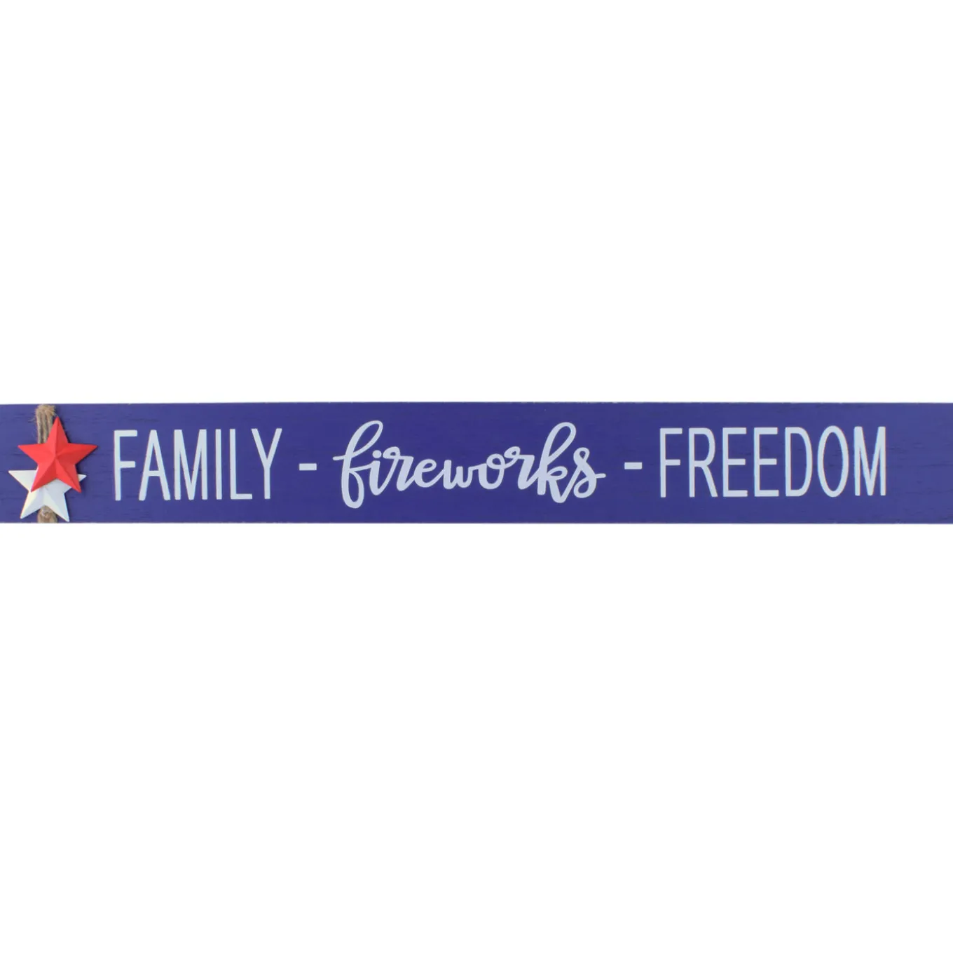 7 in. Patriotic Family-Fireworks-Freedom Table Decoration