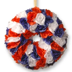 14 in. Patriotic Rose Wreath