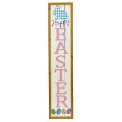 43 in. Pink Easter Sign Porch Decoration