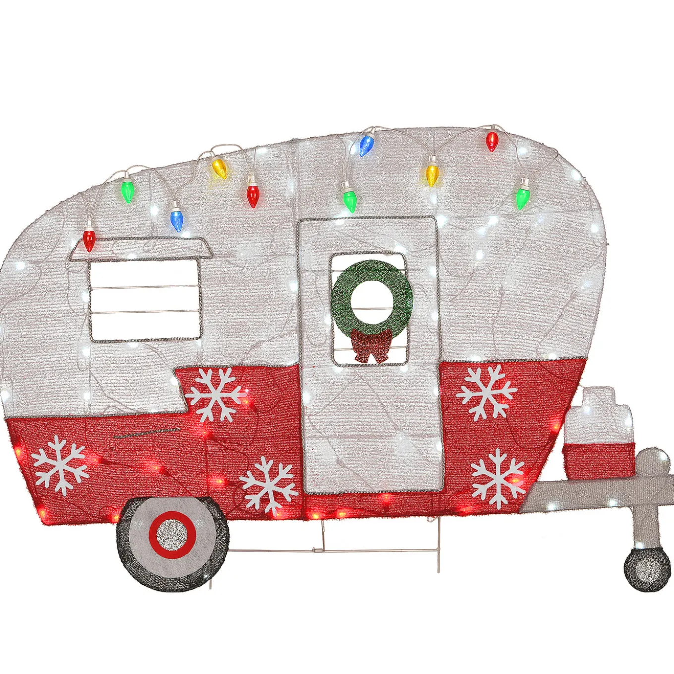 32 in. Pre-Lit Christmas Camper
