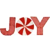 18 in. Pre-Lit JOY Decoration