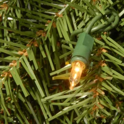 36 in. Pre-Lit Norwood Fir Wreath with Clear Lights