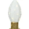 20 in. Pre-Lit White Christmas Light Bulb Decoration
