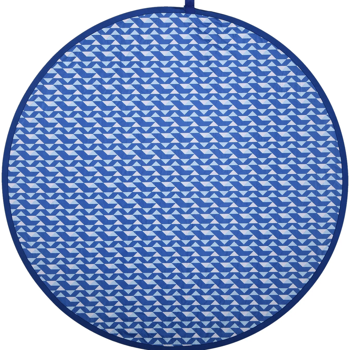 57 in. Round Pop-Open Travel Blanket