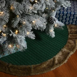 52 in. Rural Homestead Collection Quilted Tree Skirt