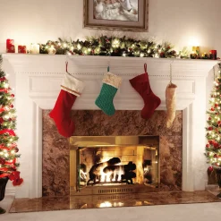 19 in. Rural Homestead Collection Quilted Stocking