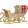 38 in. Santas Sleigh with LED Lights