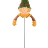 24 in. Scarecrow Boy Garden Stake Outdoor Fall Decoration