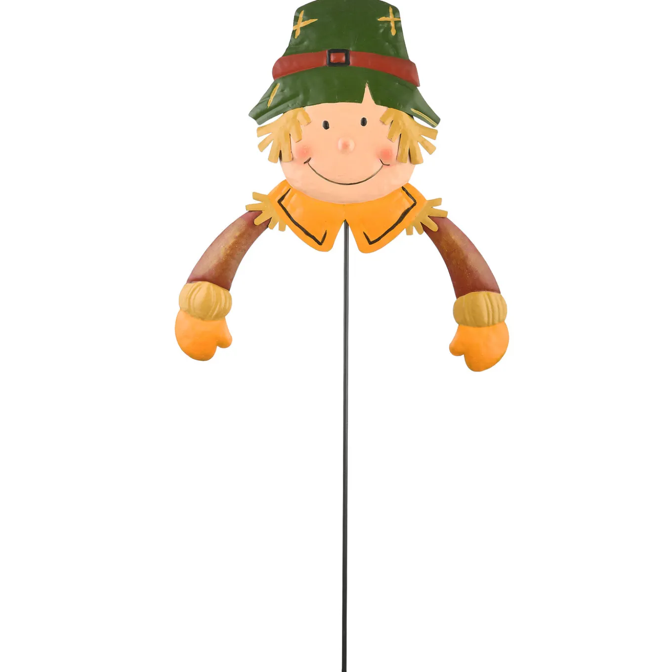24 in. Scarecrow Boy Garden Stake Outdoor Fall Decoration