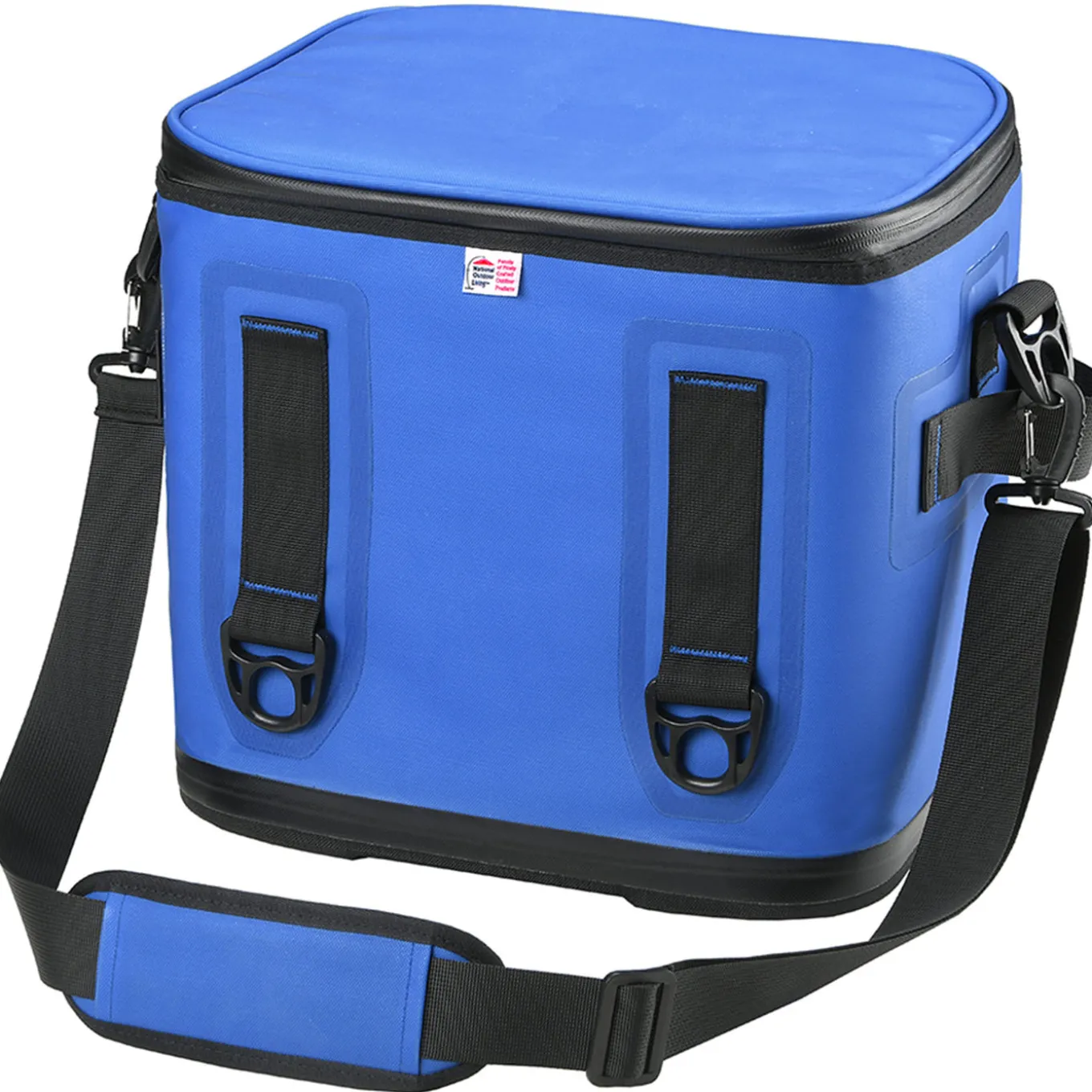 12 in. Soft Blue Cooler with Black Trim