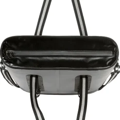 16 in. Soft Sided Cooler Bag Gray with Black Trim