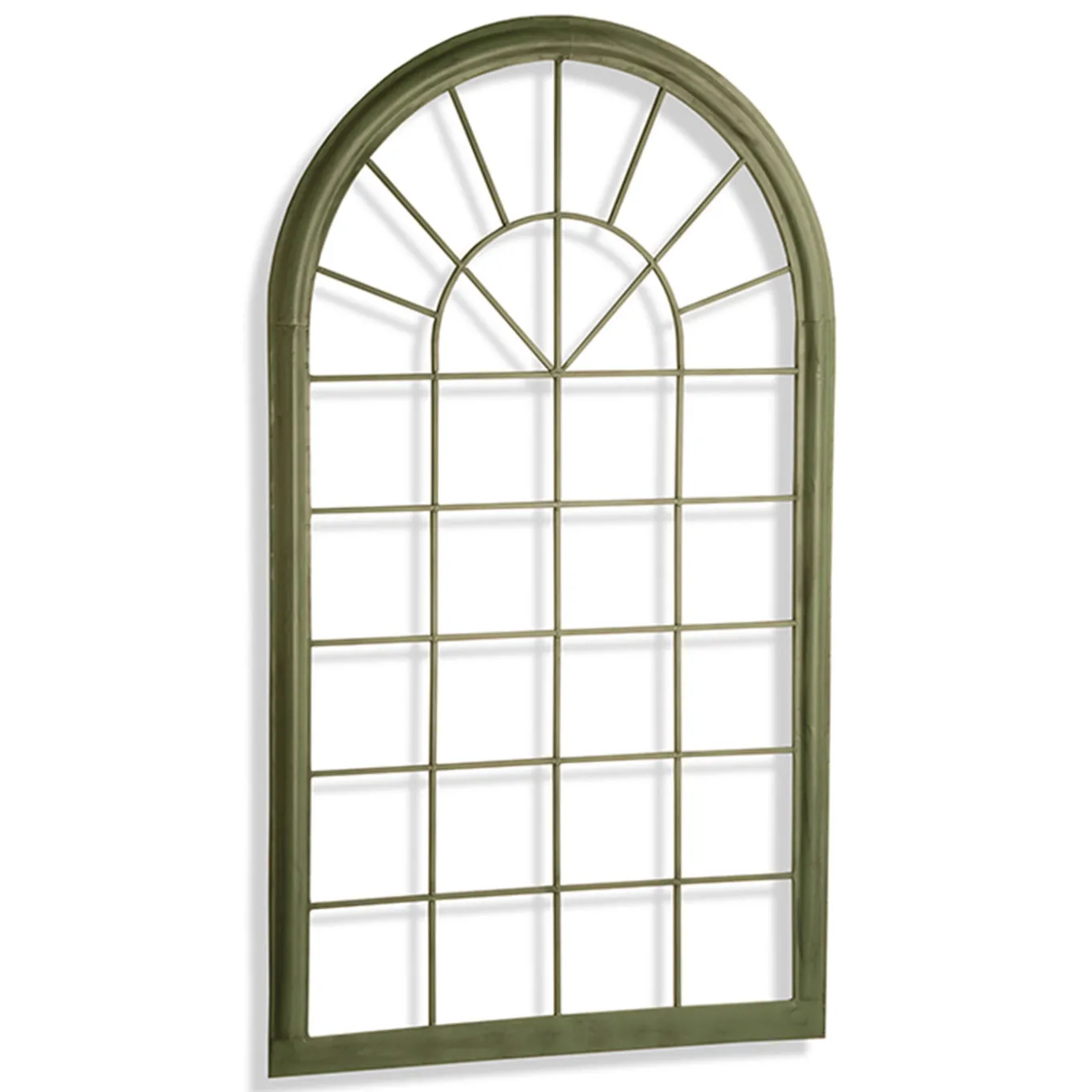 51 in. Spring Metal Trellis Window Frame