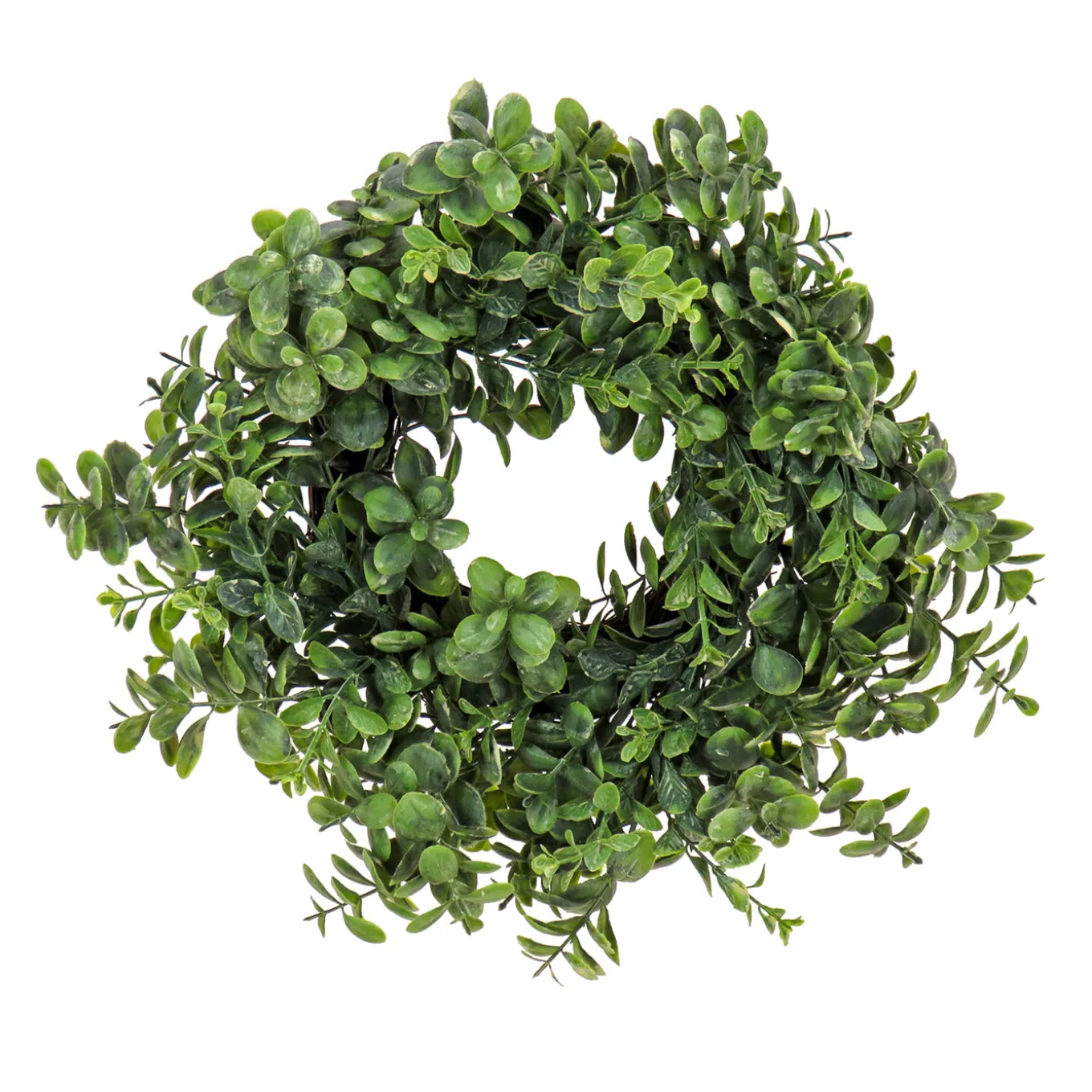 16 in. Spring Table Wreath with Button Leaf