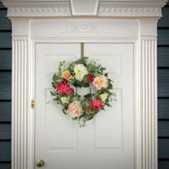 22 in. Spring Wreath with Tulip, Poppy, and Buttercup Blooms