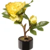 10 in. Spring Yellow Peony Flower Pot