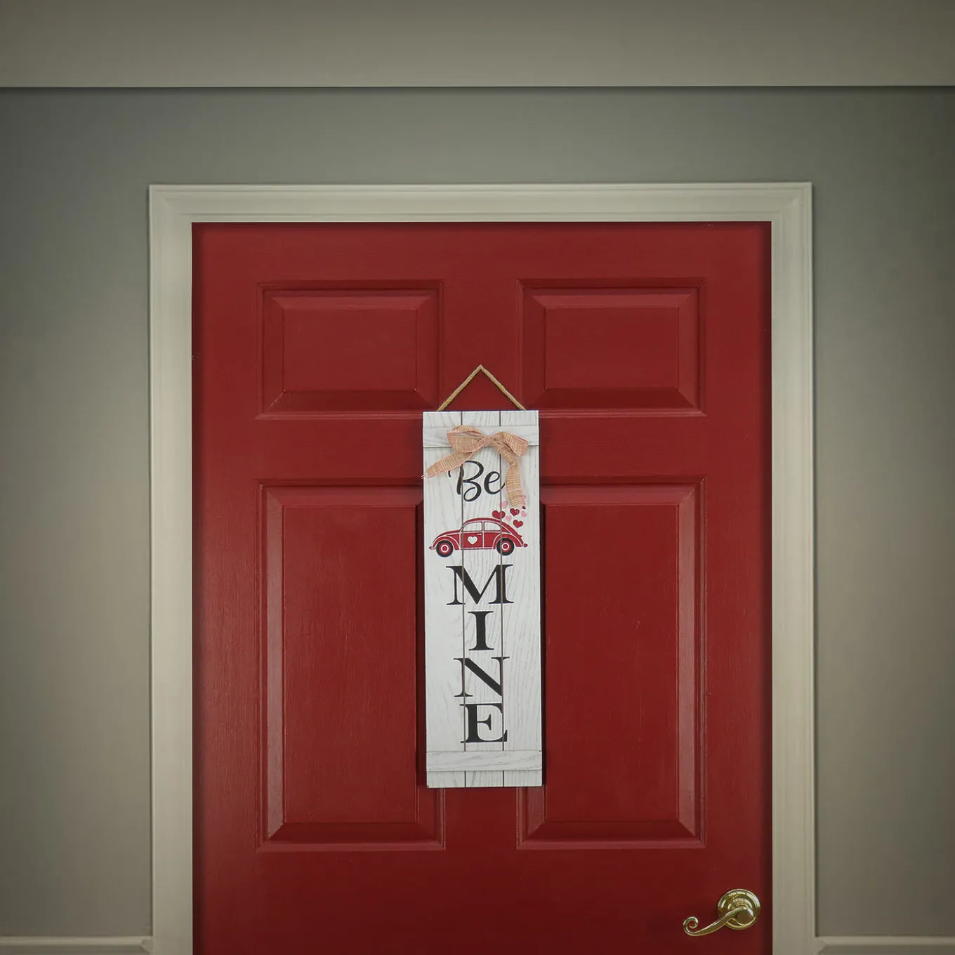 24 in. Valentine's 'Be Mine' Hanging Wall Decoration