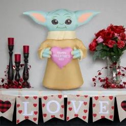 20 in. Valentine's Inflatable Baby Yoda
