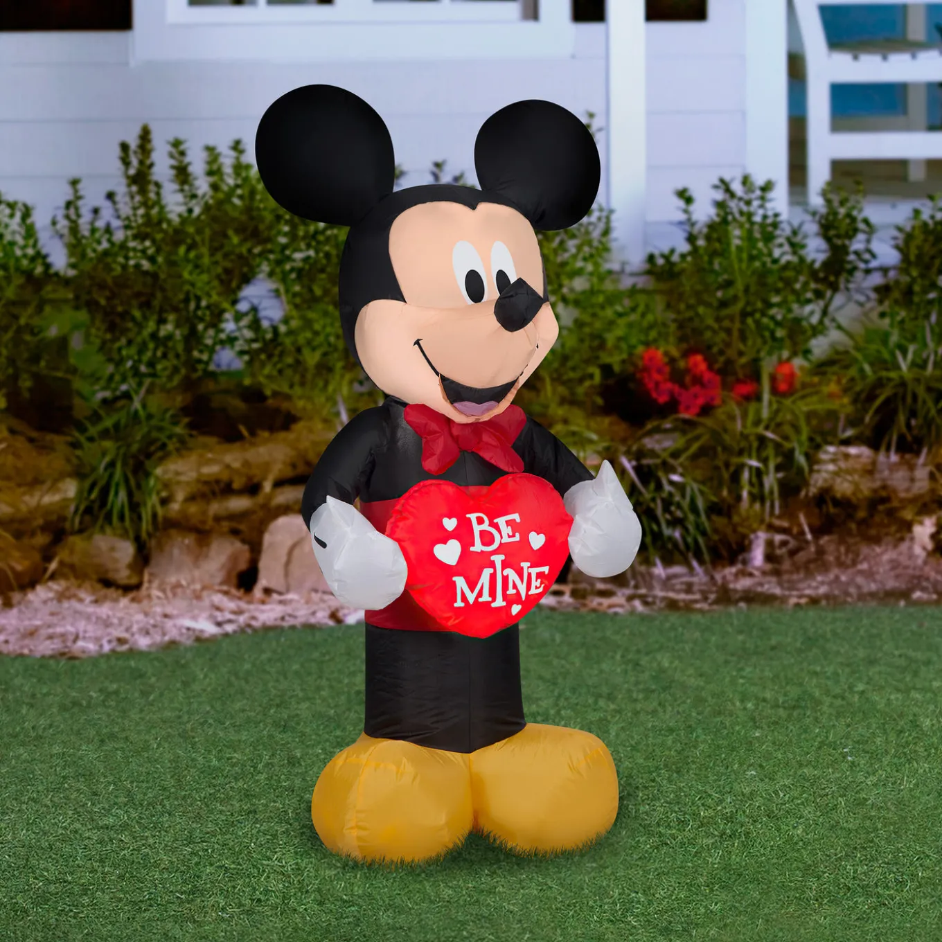 42 in. Valentine's Inflatable Mickey Mouse with LED Lights