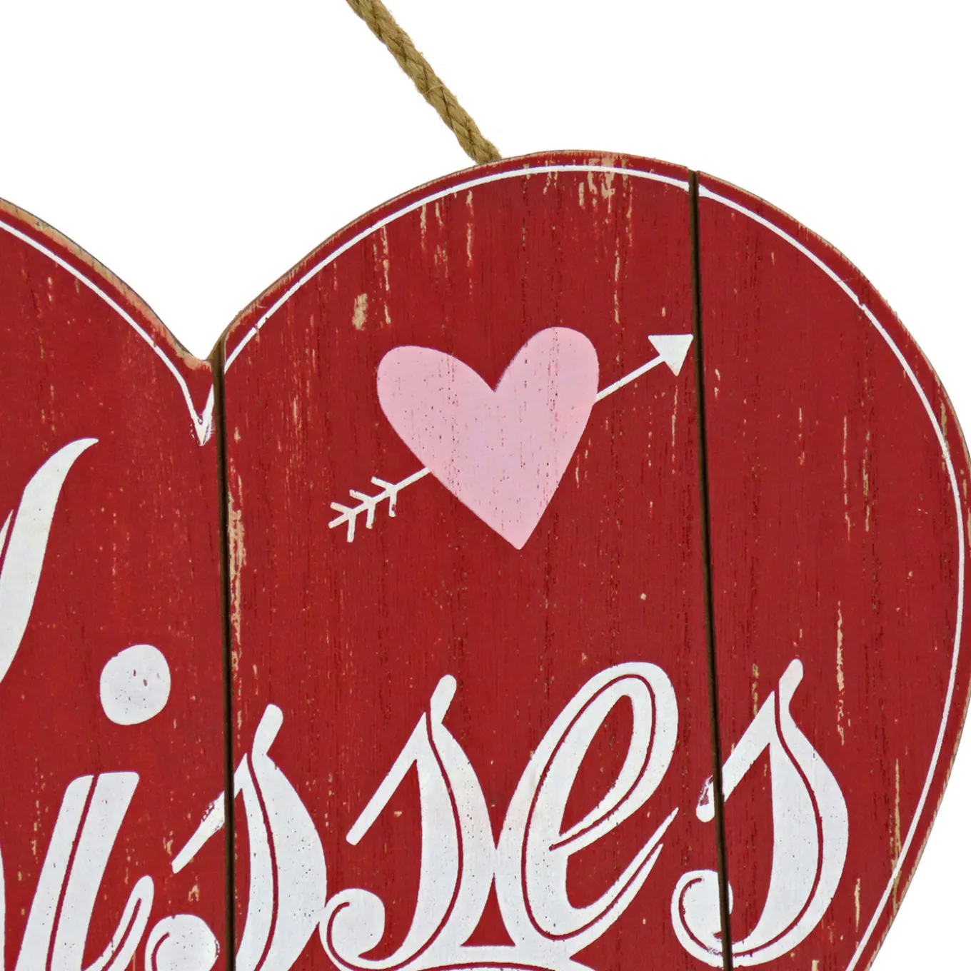 11 in. Valentine's 'Kisses' Wall Decor