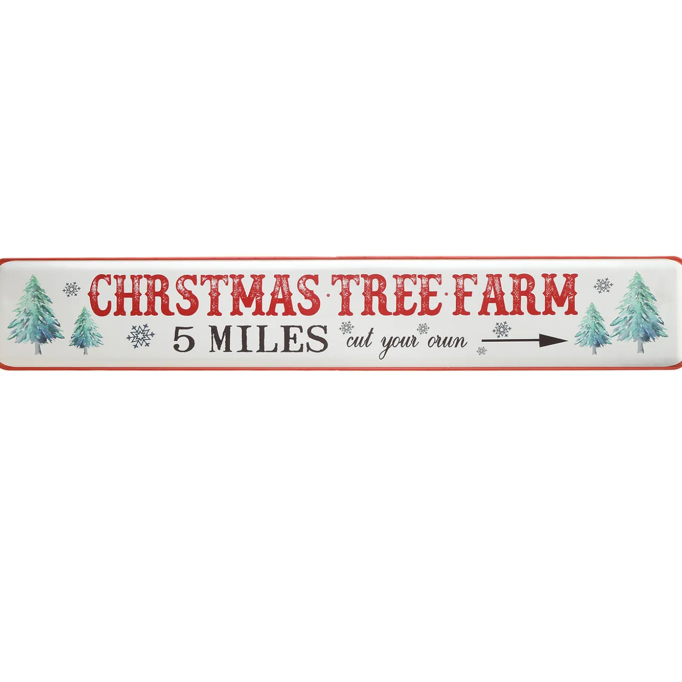 47 in. Vintage Tree Farm Wall Sign