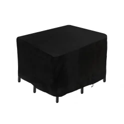 56 in. Waterproof Patio Furniture Cover with Rope and Metal Buckles