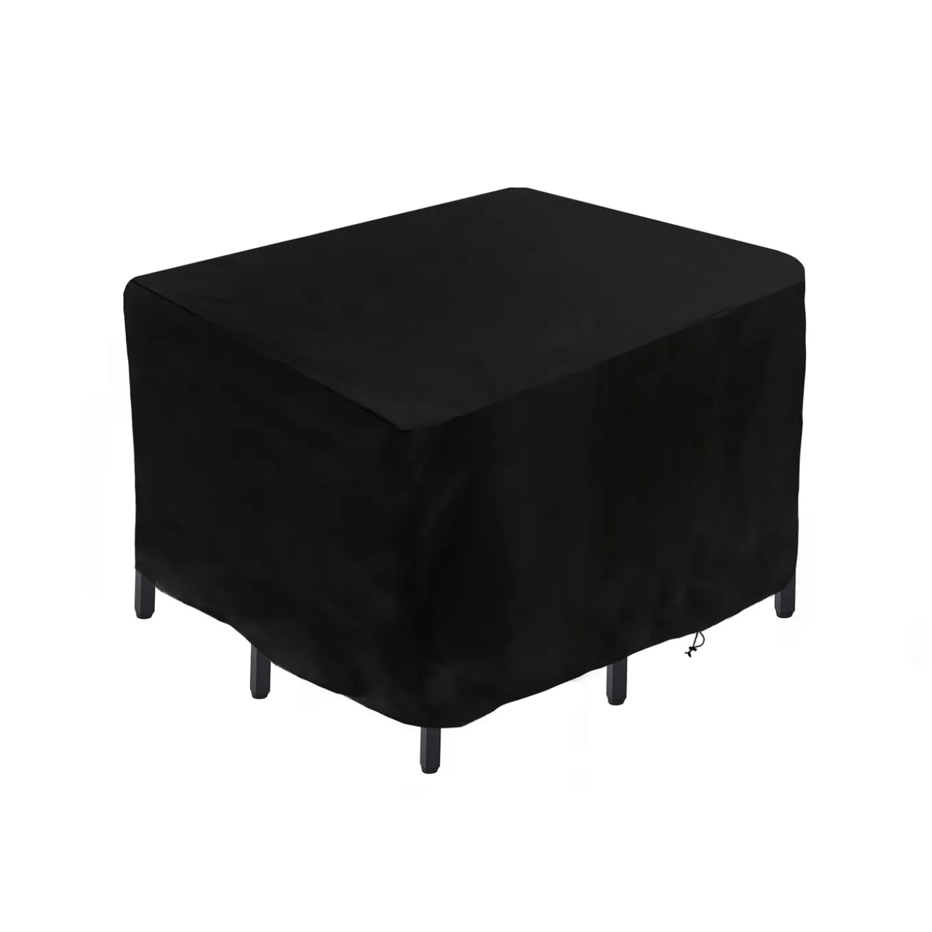 56 in. Waterproof Patio Furniture Cover with Rope and Metal Buckles