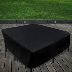 96 in. Waterproof Patio Furniture Cover with Rope and Metal Buckles