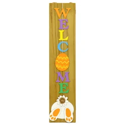 43 in. Welcome Easter Sign Porch Decoration