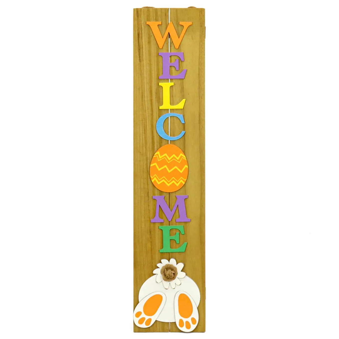 43 in. Welcome Easter Sign Porch Decoration