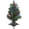 18 in.Pre-Lit Fiber Optic Crestwood Tree