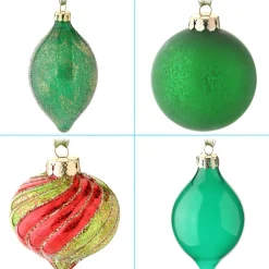 20-Piece Christmas Tree Ornament Set, Rural Homestead Collection