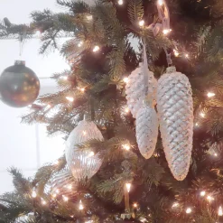 2-Piece HGTV Home Collection Pinecone Cluster Ornaments